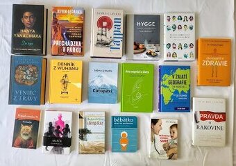 Romantika, Cestopisy, Odborné knihy, Clavell, Yanagihara,...