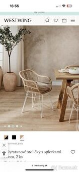 Stoličky z Westwingu/ spolu predávam 4ks