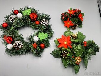 Predám vianočné venčeky 3 ks