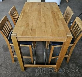 Barový stôl so stoličkami