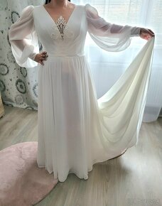Nádherné svadobné šaty