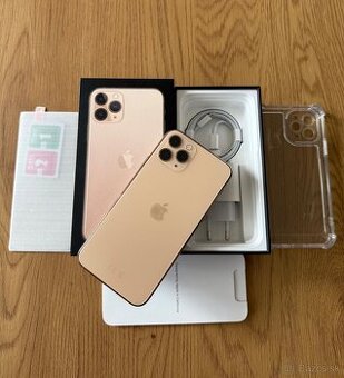 iPhone 11 Pro 64 gb Gold - komplet príslušenstvo, záruka