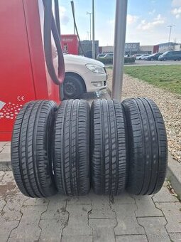 Letné pneumatiky + disky. Top stav.