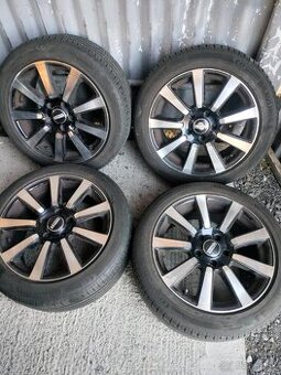 4ks alu disky 5x114,3 R R17 pneu 7mm letné 215/55 r17