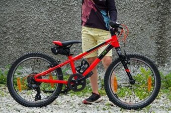 Cube SL 200 Červený bike pre deti 112-135cm vysoké
