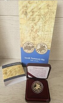 Zlata zberatelska minca 100€ Samova risa 2023