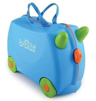 Predám nový detský kufrík TRUNKI (modro-zelený)