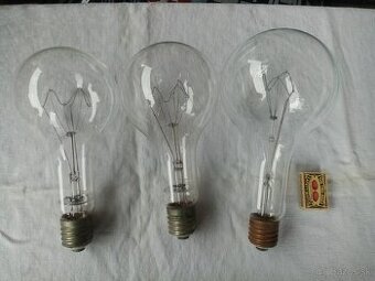 žiarovka 230 V, 1000 W, závit E 40 - retro