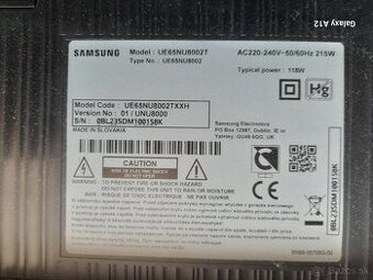 Náhradné diely na TV Samsung UE65NU8002T