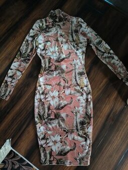 semišové šaty Mexton