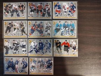 Predám hokejové kartičky UD 3 star Selection
