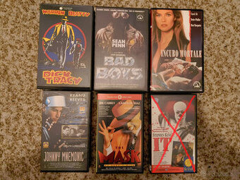 Taliansky dabing - VHS videokazety originálne