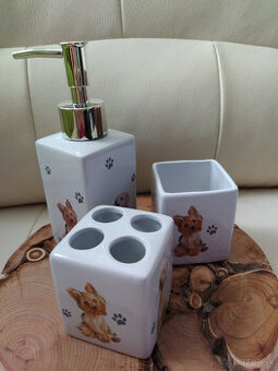 Set dávkovača na mydlo + pohariky (osobný odber) - 1