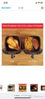 Fritéza teplovzdušná Tefal Easy Fry & Gril XXL EY801D15