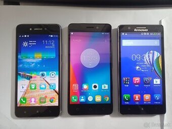 Predám 3 ks smart telefónov LENOVO
