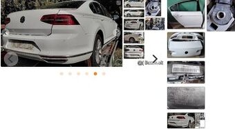 Volkswagen Passat B8 2.0 TDi 2019 predám ZADNÝ NÁRAZNÍK, ZAD