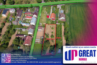 PREDAJ - pozemok vhodný na výstavbu - Klobušice, Ilava