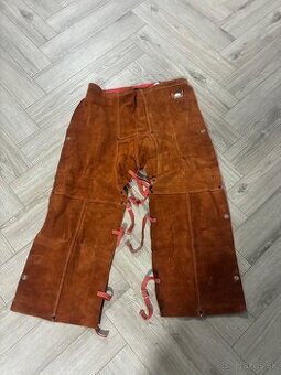 Zváračské kožené návleky na nohy