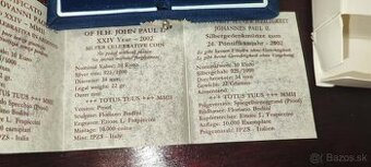 Vatikán proof 2002 - 10€ - Pontifikát Jána Pavla II.