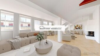 LUXUSNÝ 5 IZBOVÝ VEĽKOMETRÁŽNY BYT v centre Bratislavy – Med