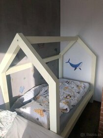 Detska domcekova postel Montessori - 1