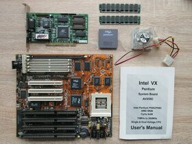 starý PC Intel Pentium 100 Mhz