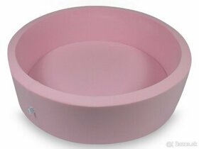 Detský suchý bazénik okrúhly 110x30 - ružový