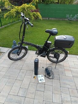Elektrobicykel skladací 2x akumulátor+ kufor