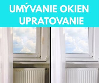 Upratovanie a umývanie okien Bratislava