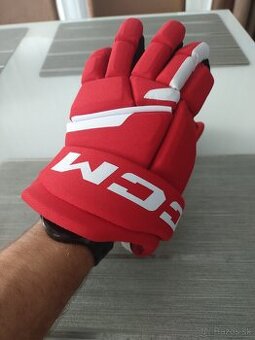 Hokejové rukavice CCM 10 red/white