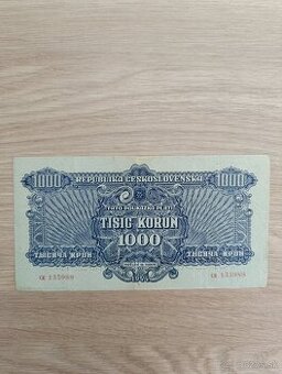 1000 korún 1944