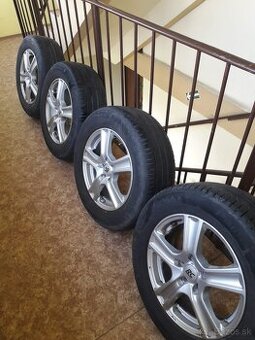 Predám letné alu.kolesá 225/60 R16.(Renault Espace)