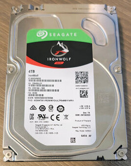 HDD Segate 4TB Ironwolf NAS (3,5" SATA) - relokované sektor