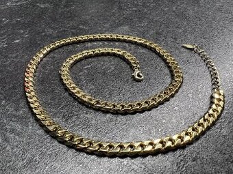 Zlatá retiazka 7mm – kubánska (Cuban Chain)