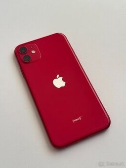 Apple iPhone 11, 64GB, RED, 76% batéria