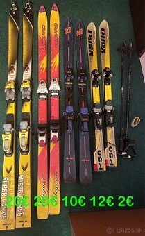 Set lyží - lyže 180 170 140 130cm