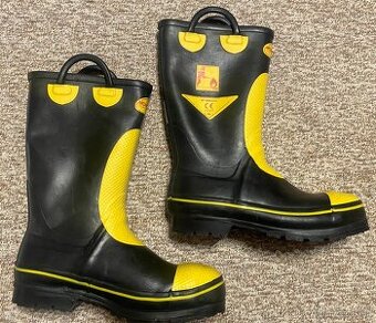 Bezpečnostné čižmy HASIČ , zasahove vel.43