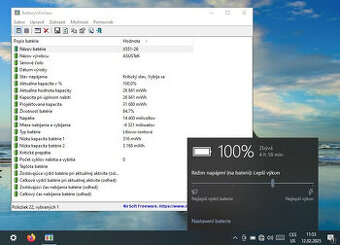 Batéria Asus A41N1308 14.4V 32Wh / 84 % - 1