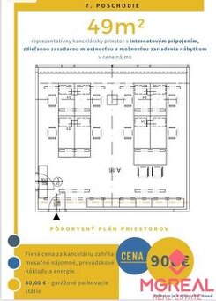 Reprezentatívne priestory 49m2, Reding Tower 2, Racianska ul - 1