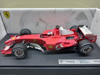 F1 FERRARI F2005 RUBENS BARRICHELLO HOTWHEELS 1:18