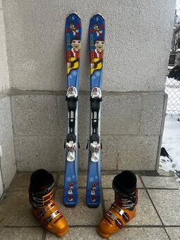 Detske lyze 120 s lyziarkami