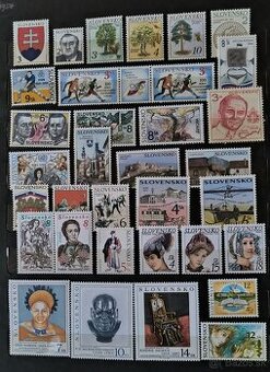 Poštové známky Slovensko - čisté