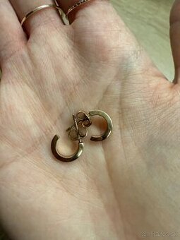 Daniel wellington zlate nausnice