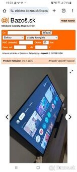 Predám tv značka JVC