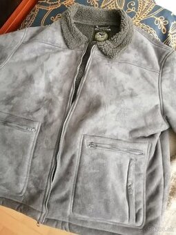 šedá letecká bunda (2XL )