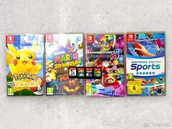 Predám hry na Nintendo Switch / Switch 2