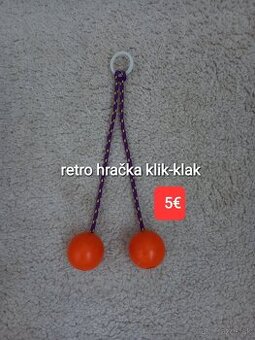 Retro hračka klik-klak