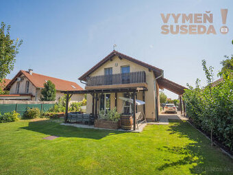 VYMEŇ SUSEDA – SAMOSTATNÝ 4 IZB. RODINNÝ DOM S KRÁSNYM POZE