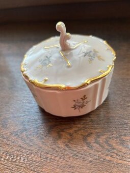 Ružový porcelán, cukornička