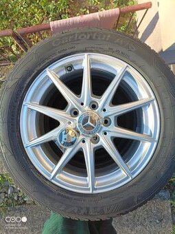 Alu disky 5x112 r16 + NOVÉ zimné pneu